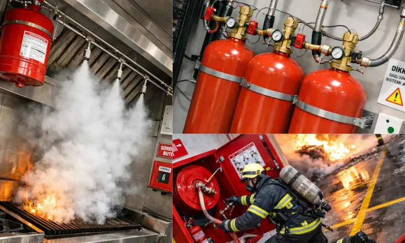 Sprinkler Sistemi: Üretim Alanlarında Yangın Yayılımını Durduran Islak Bariyer